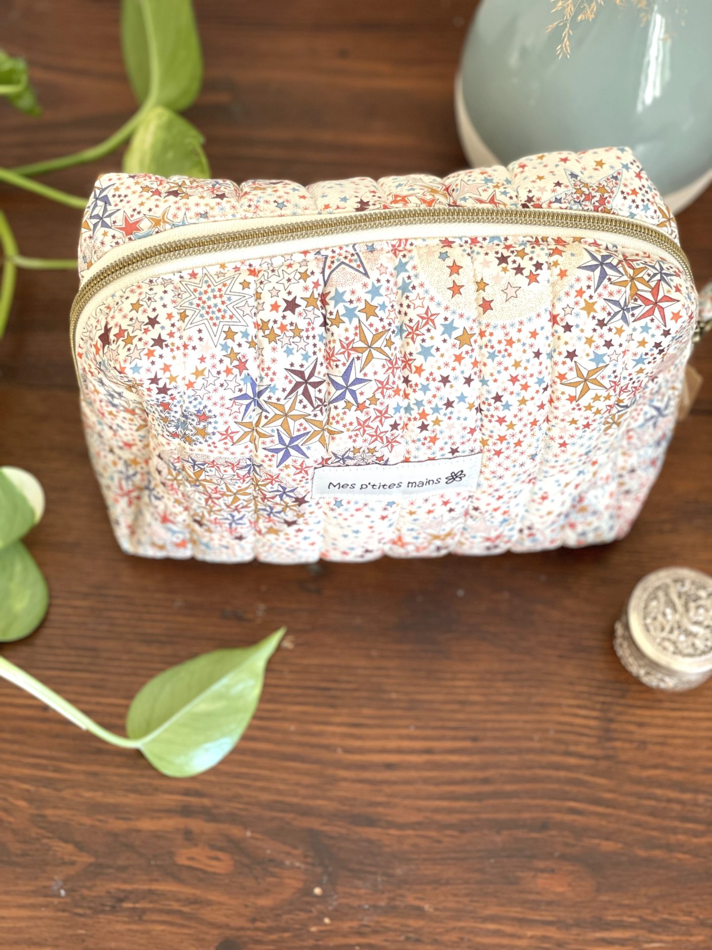 Trousse de toilette Liberty Adelajda matelassée – Image 4