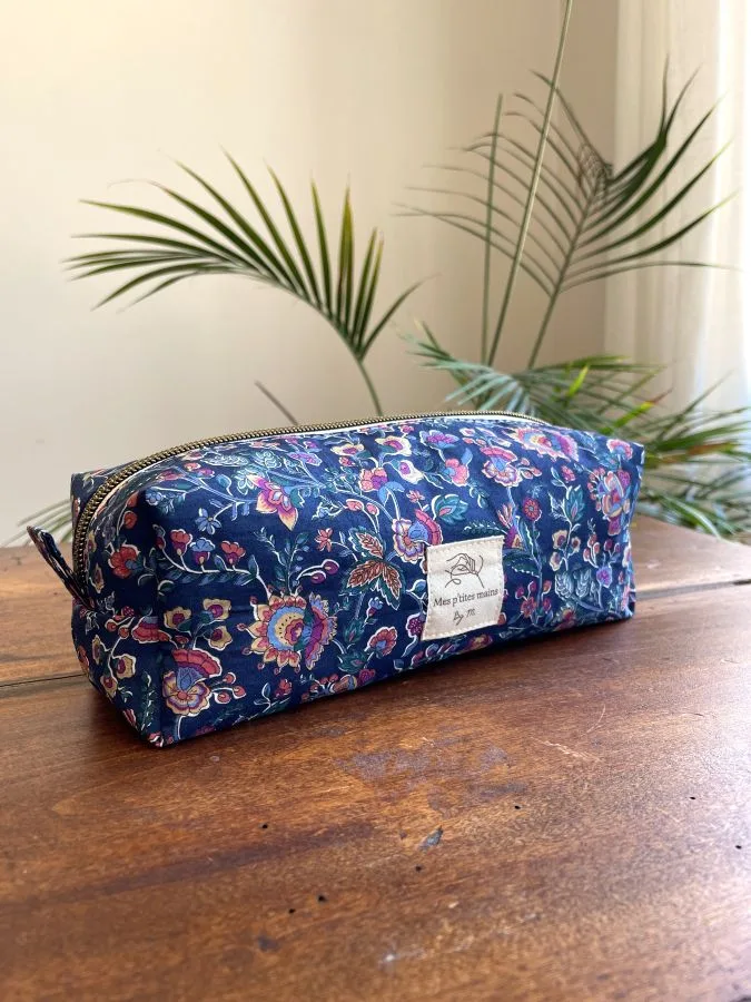 Trousse d'école Liberty marine – Image 4