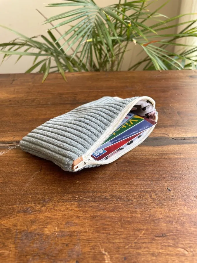 Porte-monnaie en velours côtelé personnalisable – Image 11