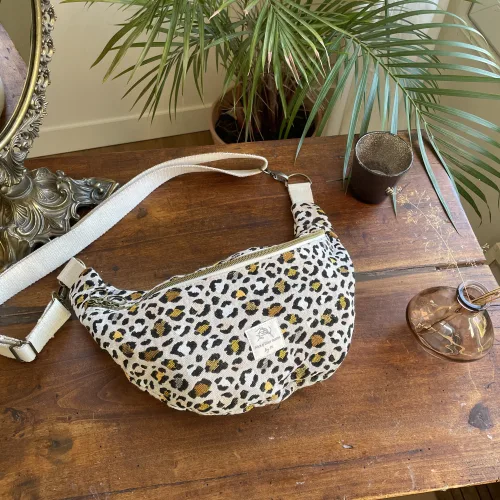 Sac banane léopard