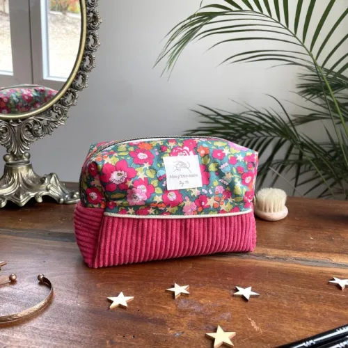 Trousse beauté rose Liberty