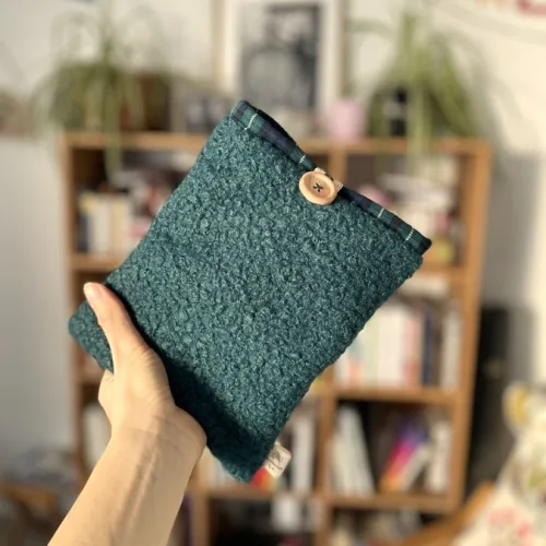 Pochette à livre bouclette canard