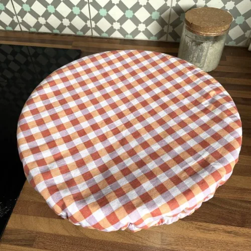 Charlotte coton couvre-plat rose