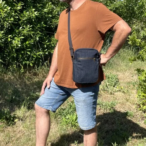 Sacoche pour homme en Jean