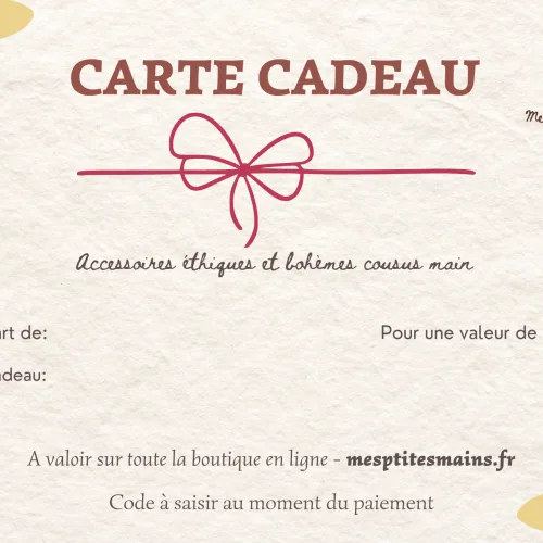 Carte cadeau