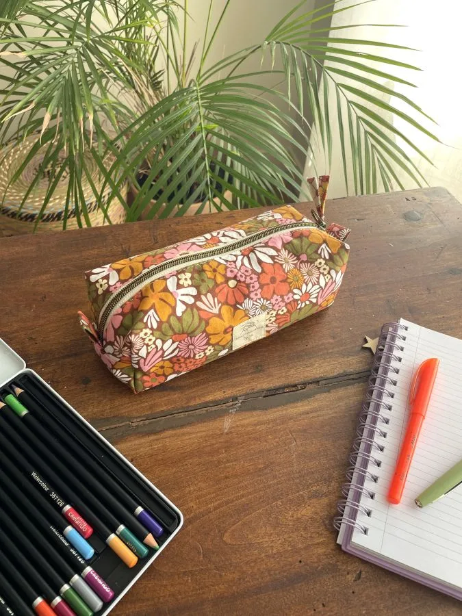 Trousse d'école fleurie tropicale – Image 6
