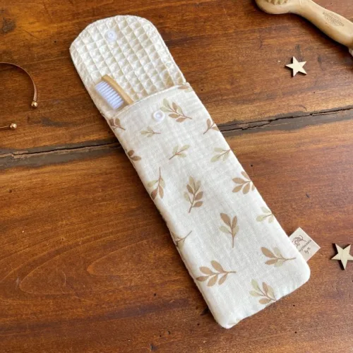 Pochette brosse à dents feuilles d&rsquo;Automne