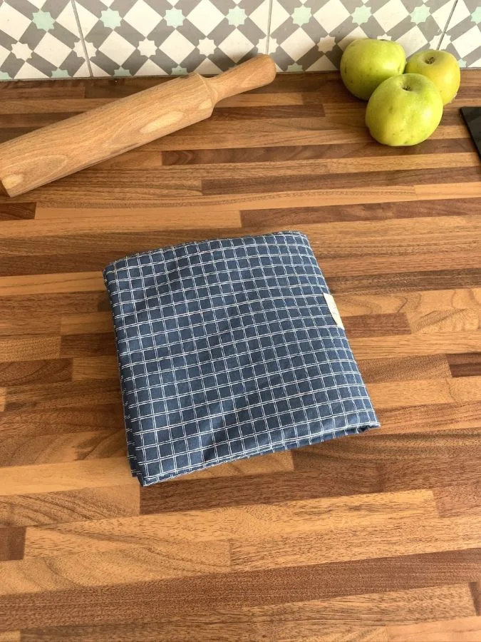 Sac à tarte carreaux bleus – Image 7