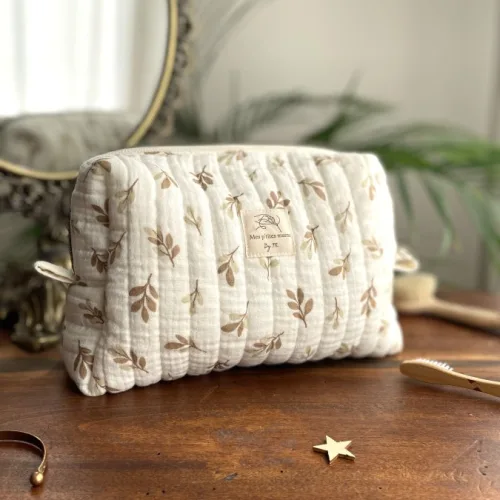 Trousse de toilette feuilles d&rsquo;automne